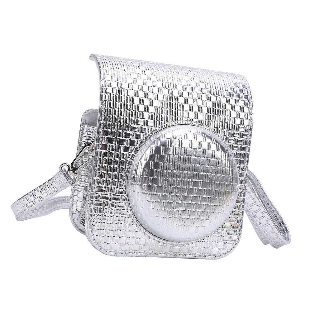 Instant Camera Carrying Case PU Protective Portable Instant Camera Storage Bag with Adjustable