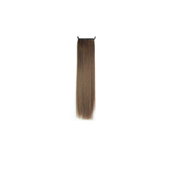 Tight Bandage High Temperature Fiber Long Straight Natural False Ponytail Wigs for Daily Wear