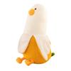 Banana Friend Duck Cute Banana Throw Pillow Plush Toy Funny Doll Throwing Pillow Sleeping Leg Clamping Gift for Girlfriend