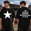 Kanye West Live v Estadio Metropolitano Tričko Unisex a Dámské Harajuku Streetwear Krátký Rukáv Yk Letní Tričko