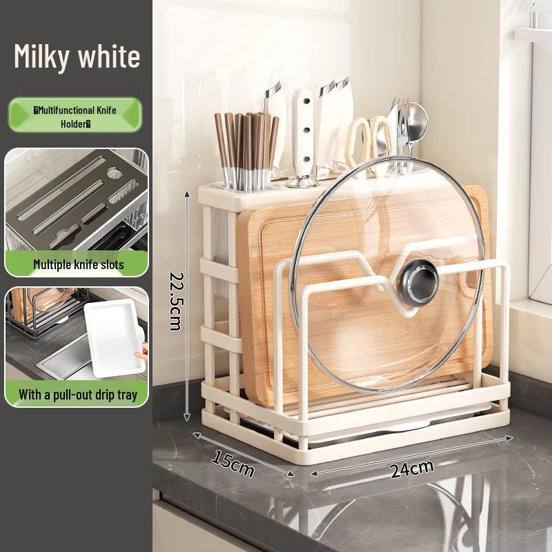 Multifunctional Kitchen Knife & Chopstick Storage Rack