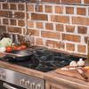GLASS PROTECTIVE PLATE FOR STOVE 60x52 MARBLE