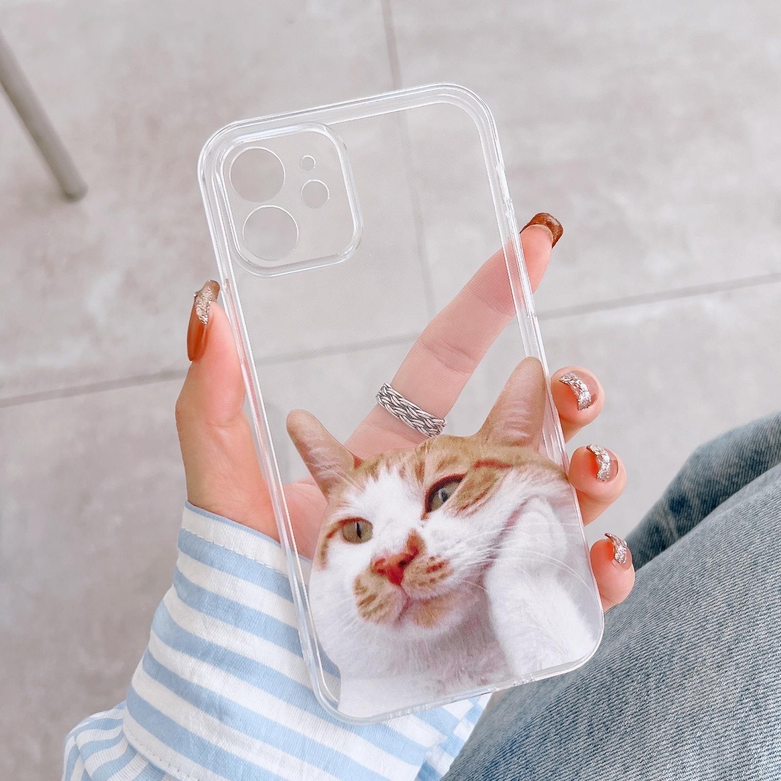 

Мягкий чехол с милым котом для IPhone 15, 14, 13, 12, 11 X XR XS Max 6 7 8 Plus Pro Max SE Mini — лучший чехол для телефона в подарок для себя/семьи/друзей