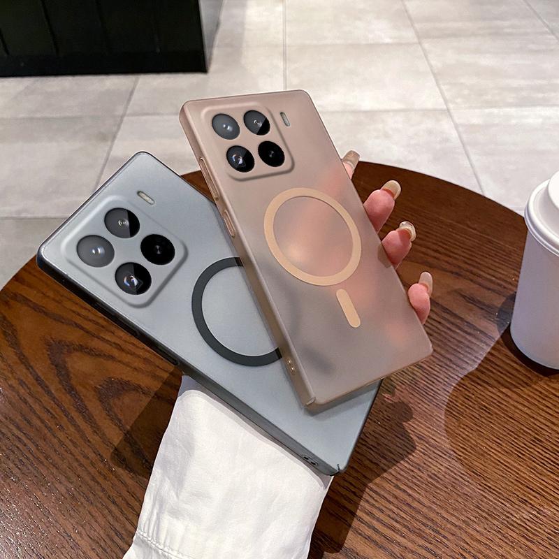 Für Xiaomi 15 Pro Hülle Kompatibel mit MagSafe Mattierte PC Handyhülle mit Kameraobjektivschutz