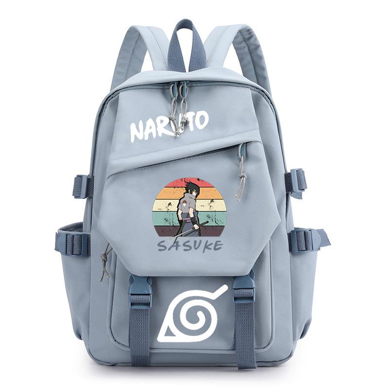 Animation peripheral junior high school backpack cross-border new large-capacity backpack computer bag