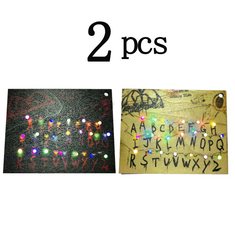 Anime Merchandise Card Light Pendant 26 Letter Light Bag Car Charm for Festival Presents Toy Hobbies Action Figure Accessory