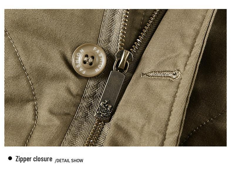 Men's Lambswool Coat: New Style Autumn/Winter Thick Velvet Warm Cotton Workwear Jacket