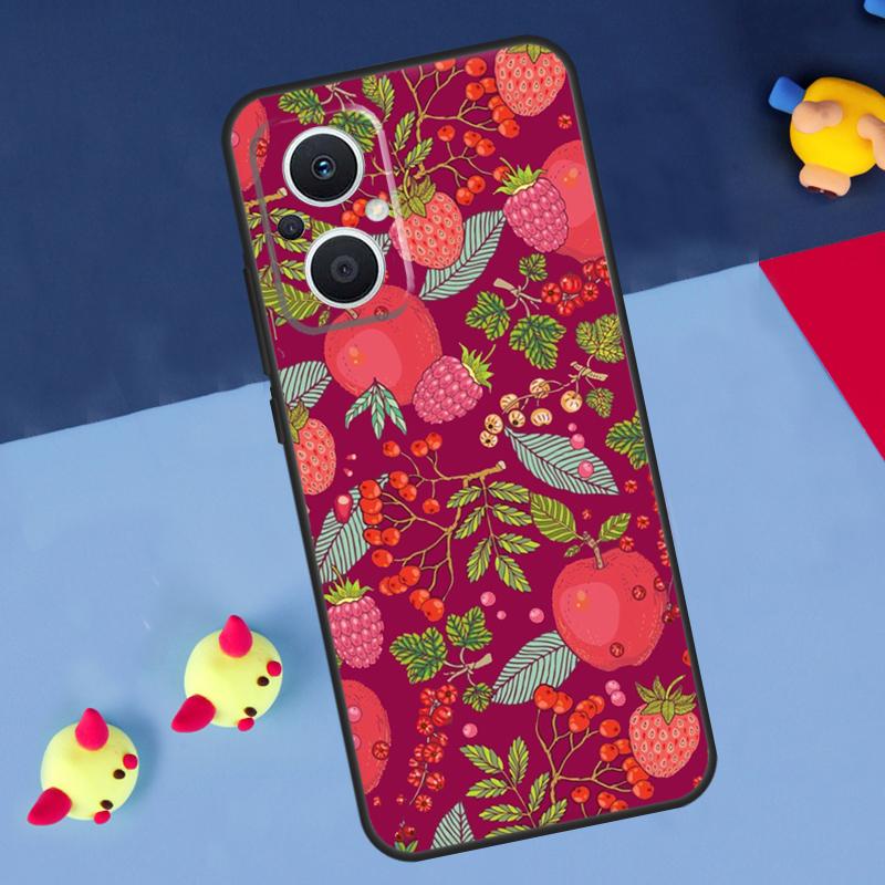 Avocado Pear Papaya Pomegranate For OPPO Reno 12F 13F 14F 11F 10 11 12 13 14 Pro 8T 7 8 Lite OPPO Find X9 X8 X6 X5 Pro Case