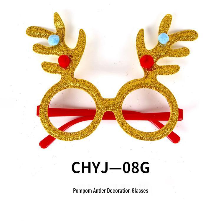 Festive Christmas Eyeglass Frames for Adults & Kids - Creative Holiday Party Accessories & Gifts