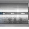 Frosted Glass Lattice Window & Door Privacy Sticker for Office and Café Decor
