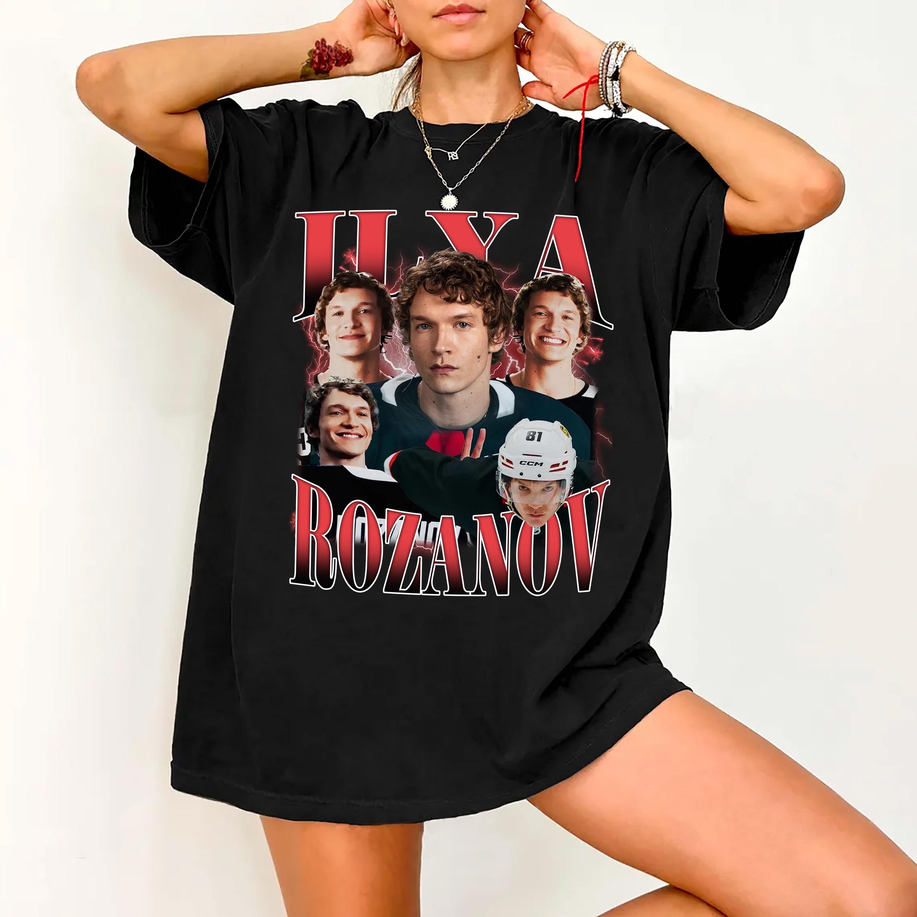 

2026 Summer Womens Vintage Ilya Rozanov Pattern TShirt Unisex Cotton and Breathable Short Sleeve Oversized Loose Casual S