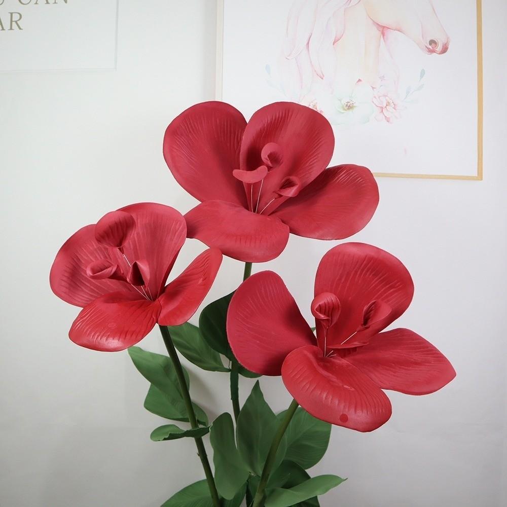 New 50cm Artificial Osmanthus PE Foam Waterproof Simulated Flower Multicolor Large Fake Flowers Wedding Decoration