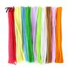 Decorative Plush Strips for Crafts 100Pcs Pipe Cleaners Handicrafts, Flexible Chenille Stems DIY Artistic Floral Supplies Art Projects, Multi-colored