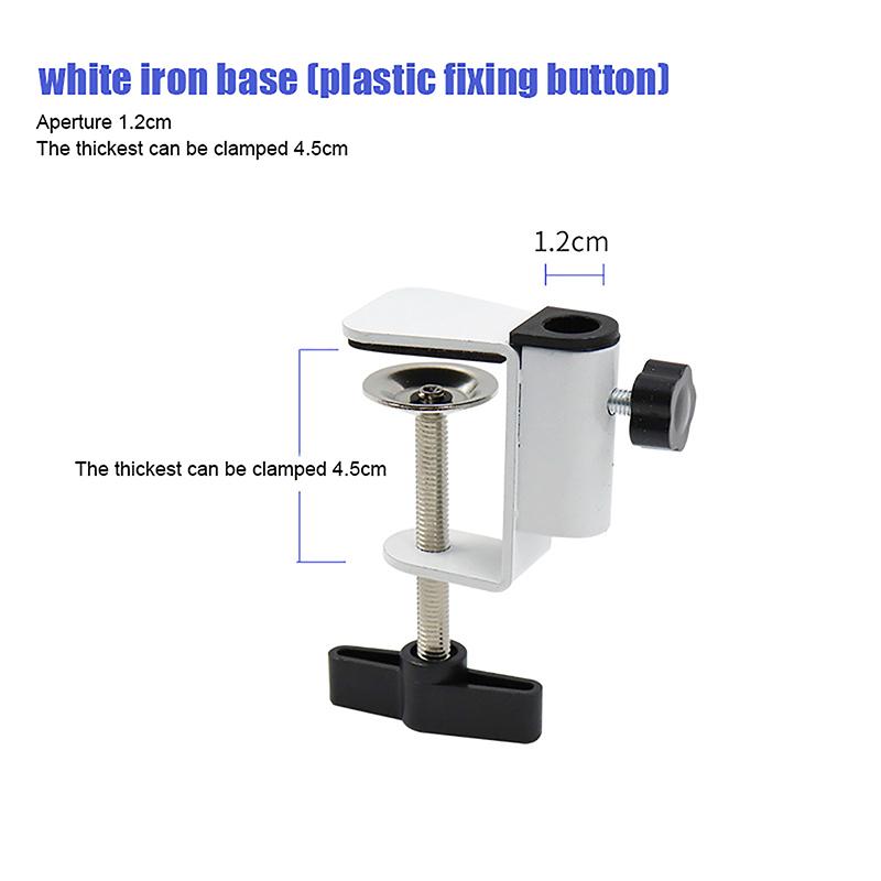 Universal Bracket Clamp DIY Fixed Metal Clip Fittings Screw Camera Holder Stand Mount For Broadcast Microphone Desk Lamp Clamp