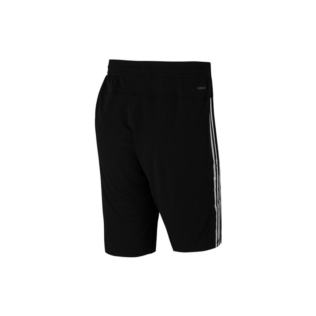 Adidas Tech Short Training Sports Striped Breathable Shorts Men Bottoms Black GJ2727