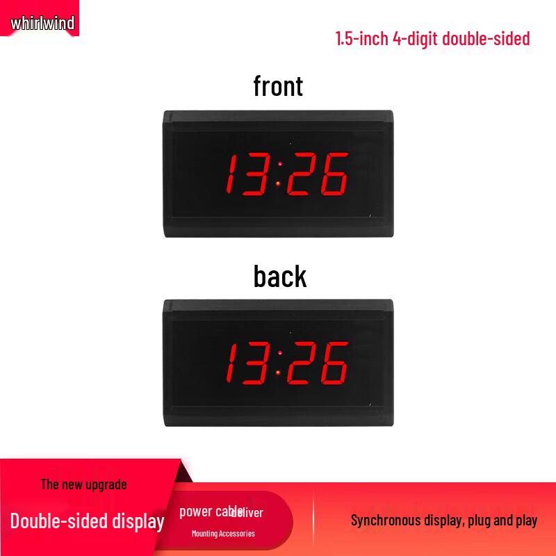 Versatile Double-Sided LED Sports Timer