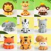 Cute Animal Theme Cake Topper Soft Rubber Cake Decoration  Baby Shower Decor