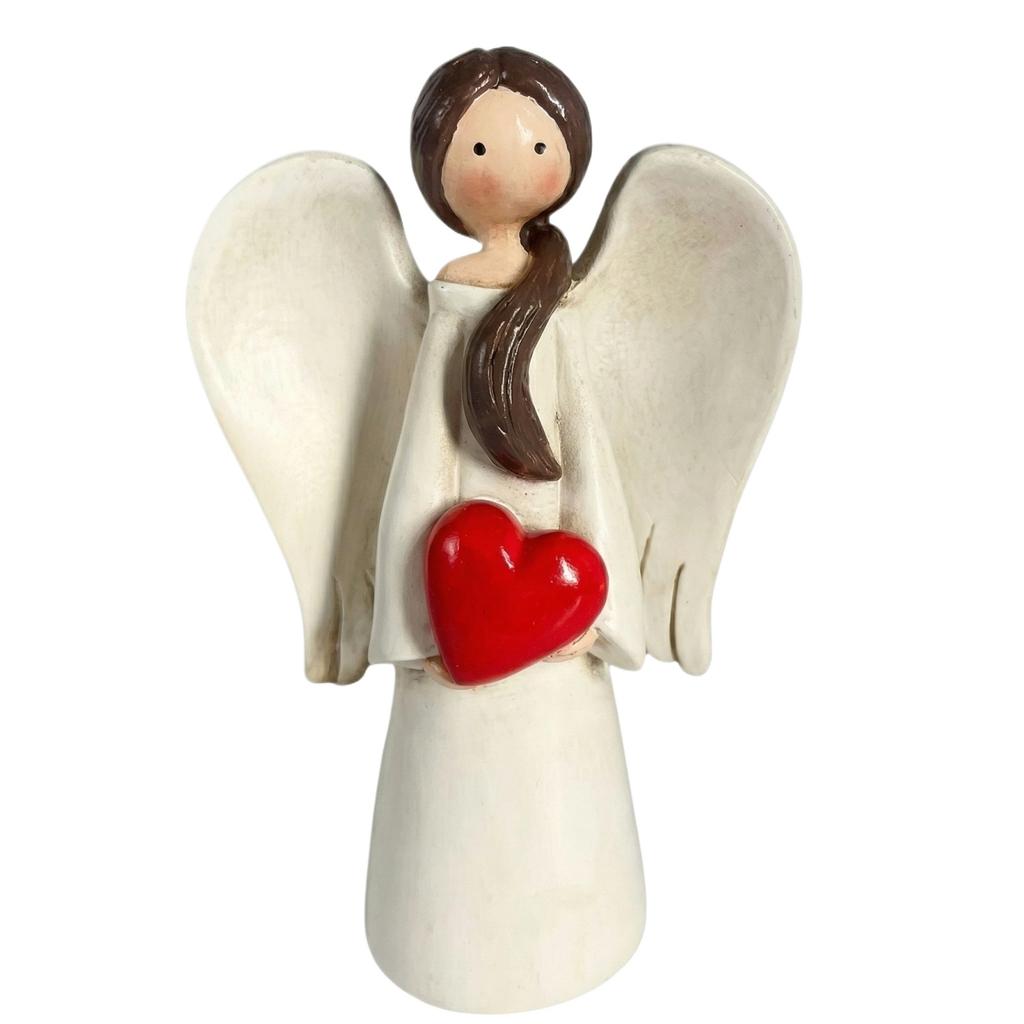 Heminredning Staty Prydnad Morsdagspresent Mamma Liten Baby Staty