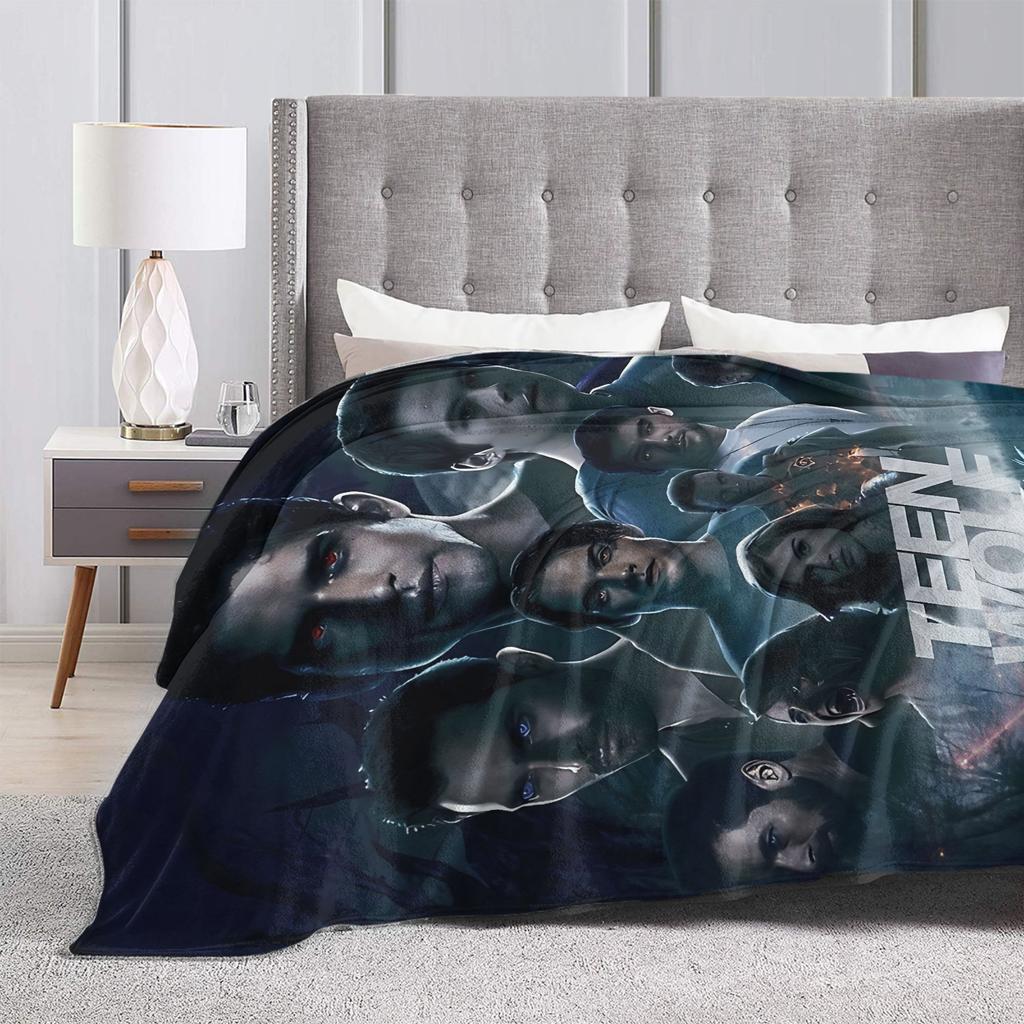 Revelations Teen Wolf Blanket  Travel Flannel Throw Blanket For Living Room Super Soft Design Quality Bedspread Birthday Present