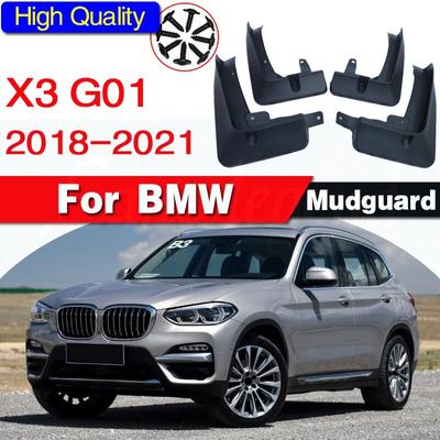 Set Molded Mud Flaps For BMW X3 G01 2018- Mudflaps Splash Guards Mud Flap Mudguards Fender Front Rear 2017 Accessories