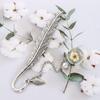 Page Holder Feather Bookmark Crystal Pendant Dried Flower Flower Specimens Metal Book Mark Bookmark