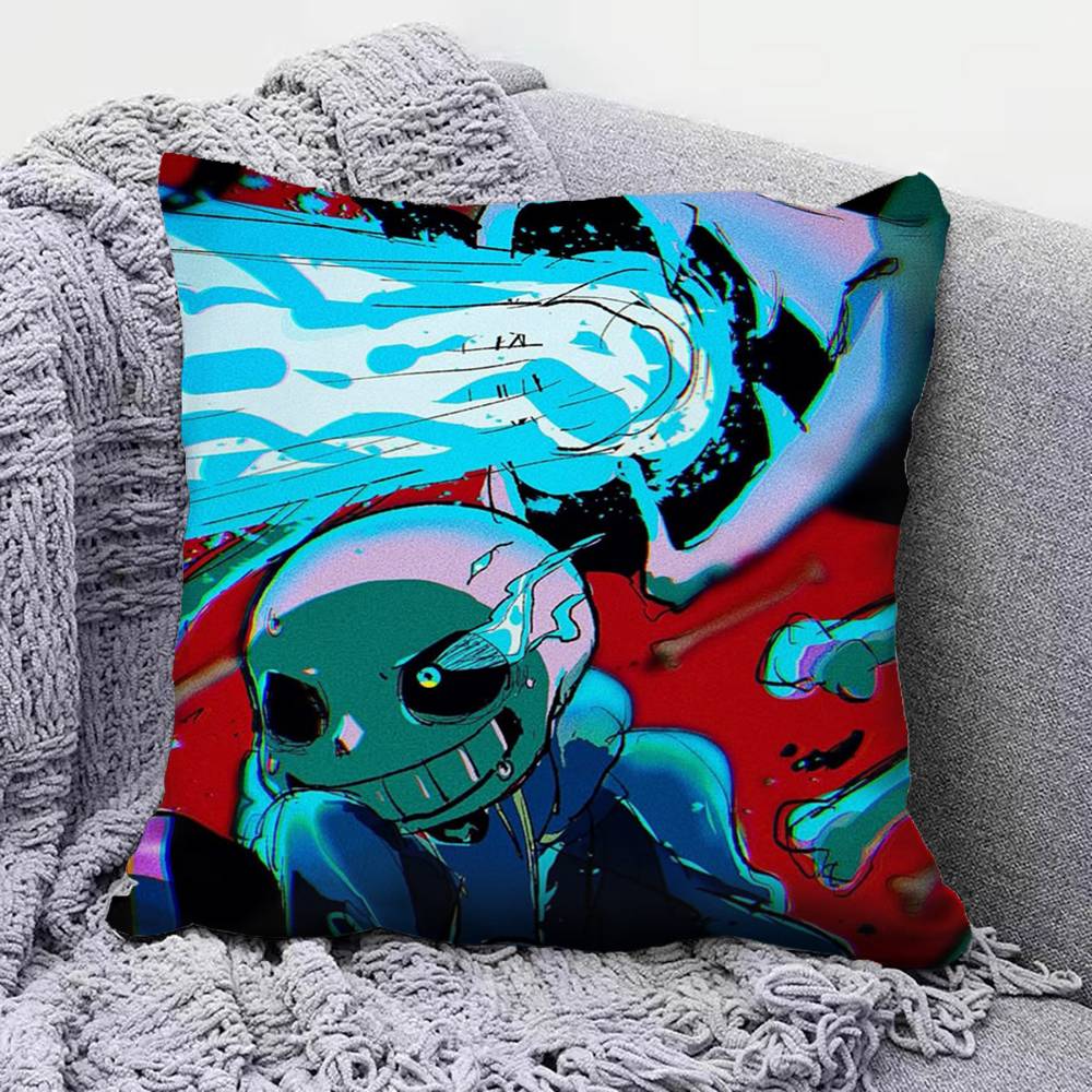 Classic Sans Undertale Game Cool Pillow Covers Home Sofa Cushion Covers and Aecorative Custom