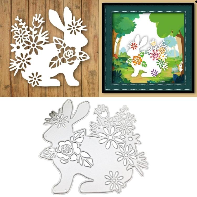 Rabbit Metal Cutting Dies DIY Stamps Crafts Scrapbooking Decoration Supplies