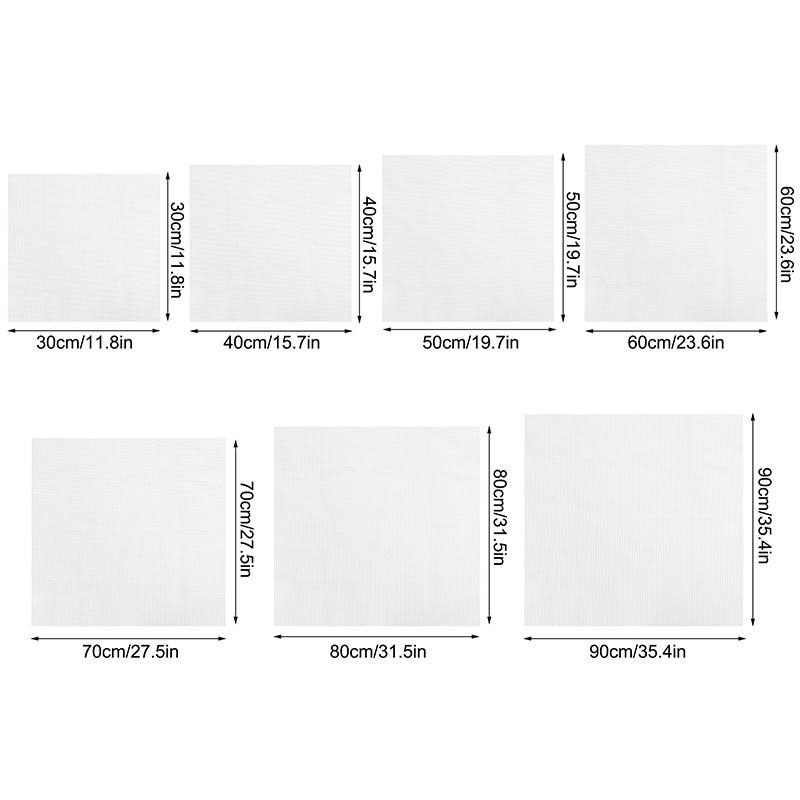 1Pcs Square Oven Kitchen Accessories Steamer Mesh Pad Food Fruit Dryer Reusable Dehydrator Sheets Silicone Non-Stick Baking Mat