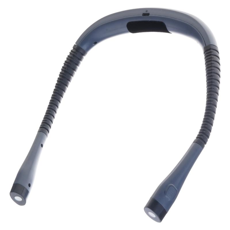 

LED Neck Reading Light Book Light for Reading in Bed at Night Stepless Dimming Bendable Arm Rechargeable Long Lasting 1 чёрный