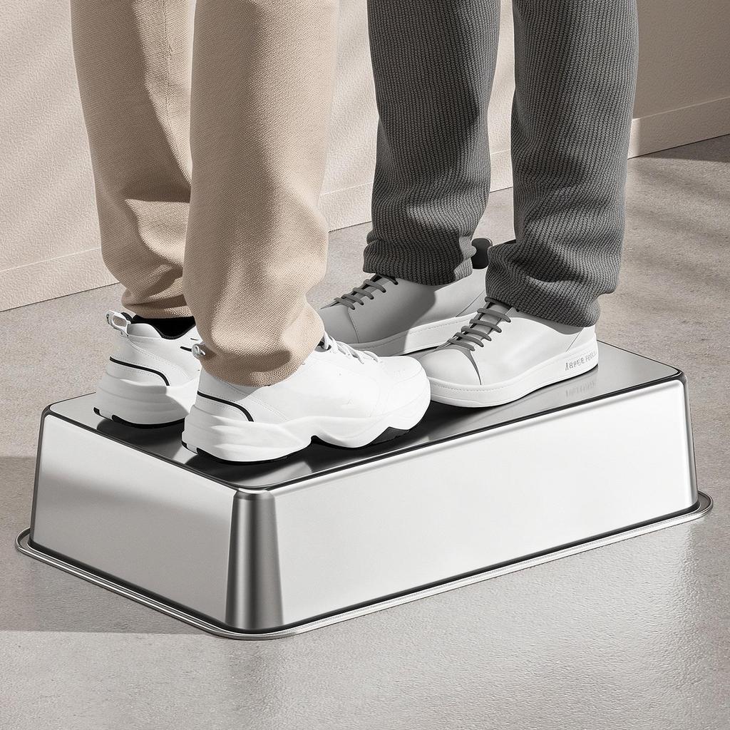 Stainless Steel Top-Entry Cat Litter Box, Anti-Splash Design