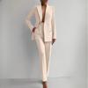 Spring Two Piece Suit Women's Blazer Suit Office Women Long Sleeve Blazer and Pant Sets