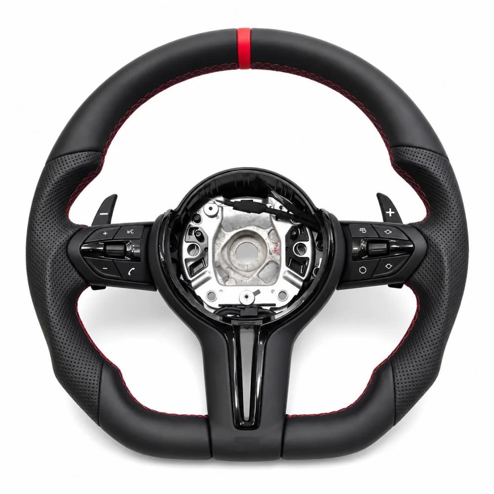 Steering Wheel For BMW F30 F31 F34 F36 F20 F21 F22 F25 F26 F15 F10 F01 F02 F06 F11 F80 M3 F82 F90 M5 E90 E70 E84 With Red Mark