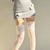 Sexy Spitzen-Hohe Strümpfe Damen Mädchen Oberschenkelhoch Über das Knie Strümpfe Damen Mädchen Stiefelstrümpfe
