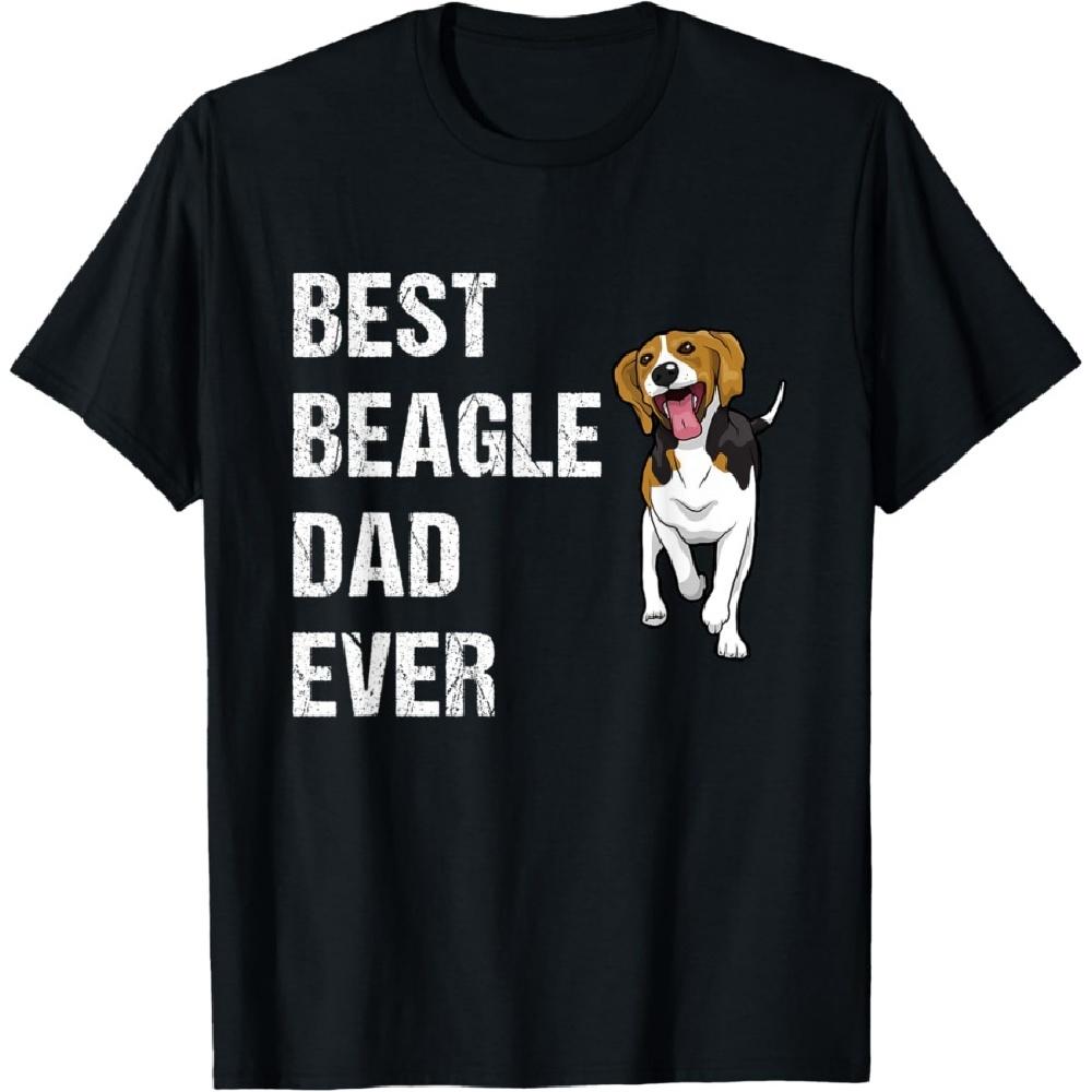 

Beagle T-shirt - Best Beagle Dad Ever Shirt T-Shirt S