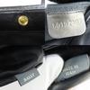 Used BALLY Tote Bag quilting leather black Chain