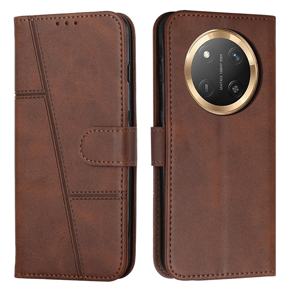 For Honor Magic7 Lite 5G/X9c 5G/X60 Pro 5G Case Leather Stand Protective Phone Cover