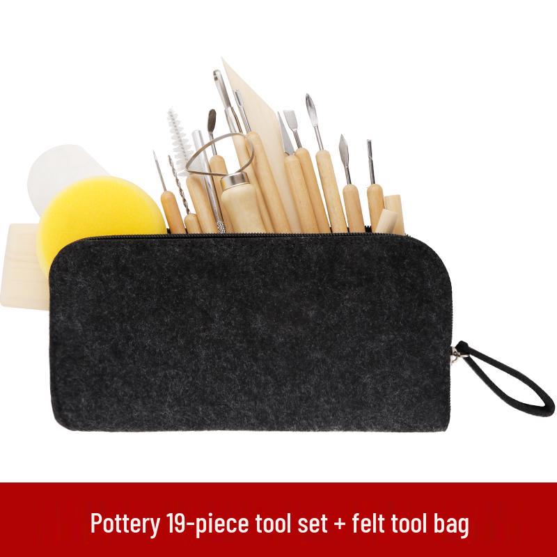 Zestaw narzędzi do rzeźbienia w glinie—Glinka olejowa, plastikowe nożyki do figurek DIY z gliny polimerowej i rzeźbienia w ceramice