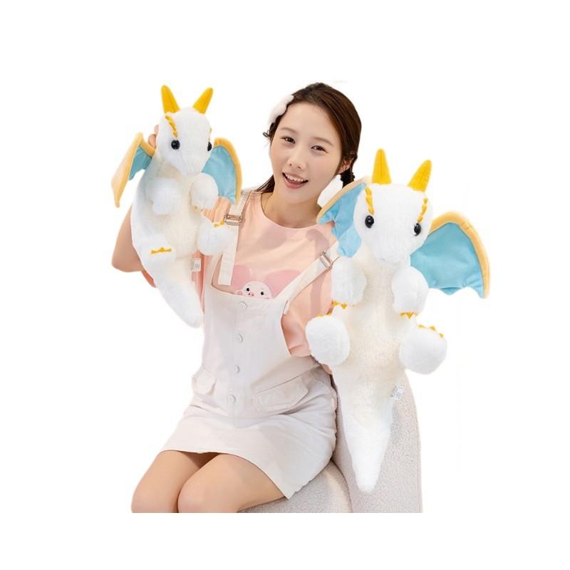 Dreamy Dragon Plush Toy With Feather Fill For Kids And Collectors