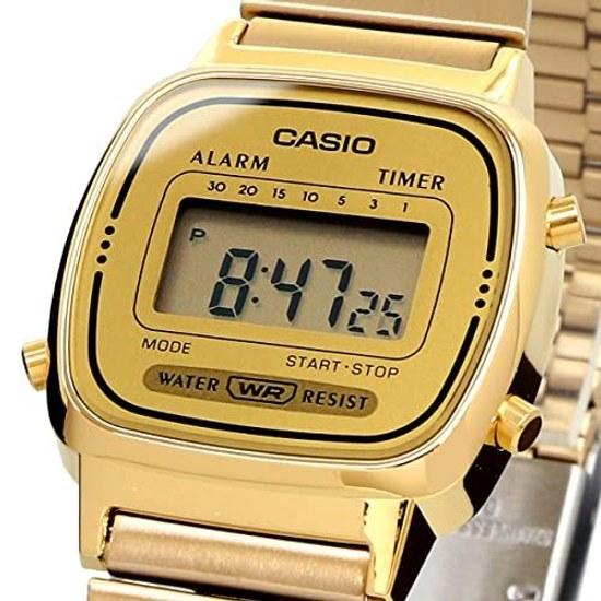 CASIO Wristwatch Ladies Digital Design LA670WGA-9 Gold Overseas Model