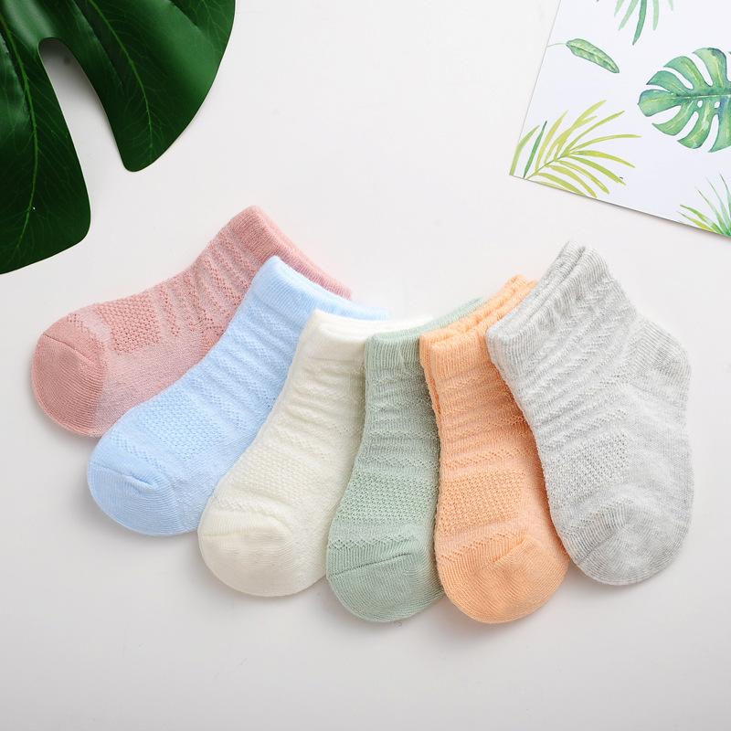 6 Pairs /lot 0 To 24M Summer Short Socks For Baby Cute Animal Newborn Infants Socks Extreme Soft Socks On Girls Boys Spring