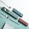 Tableware Set Rust-proof Smooth Surface Stainless Steel Spoon Fork Chopsticks Portable Cutlery Set with Box Kitchen Accessories