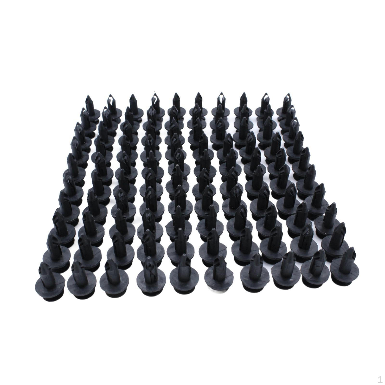 

100Pcs Body Fastener Rivets Push Pin Car Fasteners Fixed Clamp Trim Clips Kit for Hsv/WK WL