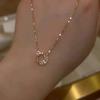 Sun, Moon and Stars Necklace Women's High-end Design Delicate Clavicle Chain Fashion Versatile Necklace Jewelry
