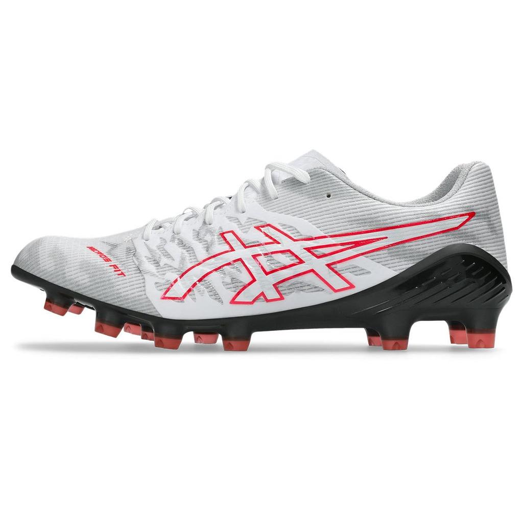 ASICS DS LIGHT ACROS 3 Soccer Shoes Size 104 Size 2E (1101A070), Men's, (White/Flash Red), 27.5 cm,