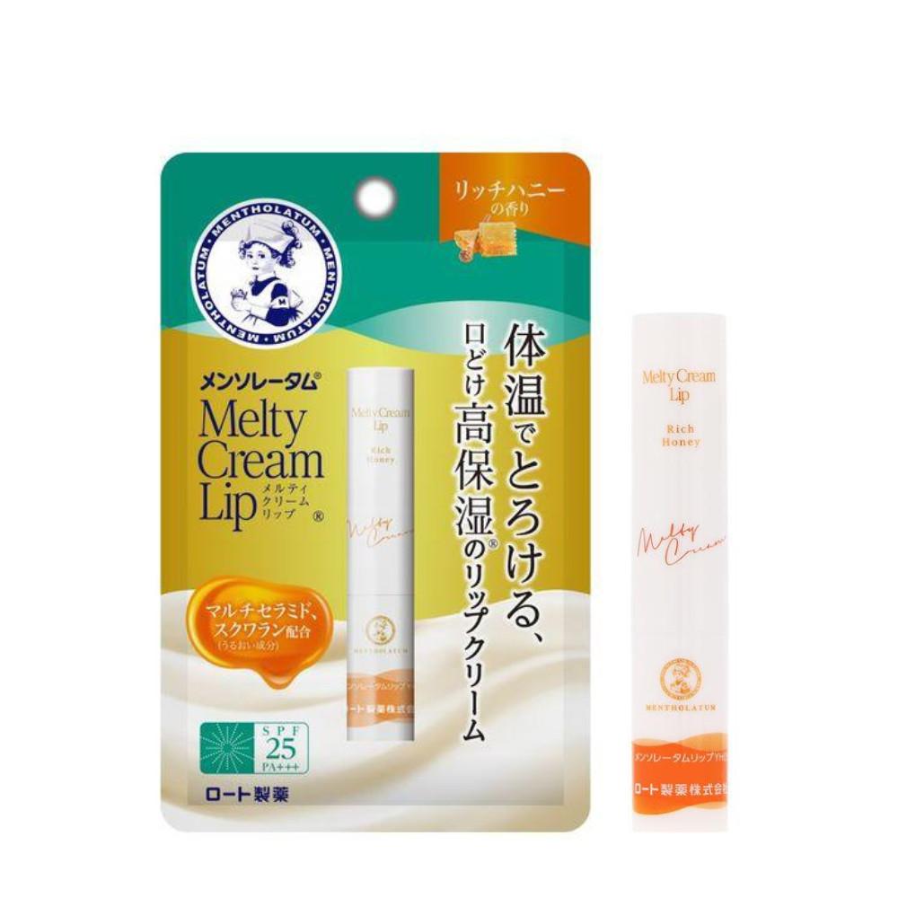 Rohto Mentholatum Melty Cream Lip Rich Honey 24g SPF25PA