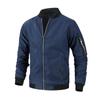 Jugend Frühling und Herbst Dünne Herren Baseballkragen Einfarbig Jacke Lässig Nein. 1 Jacke Herren