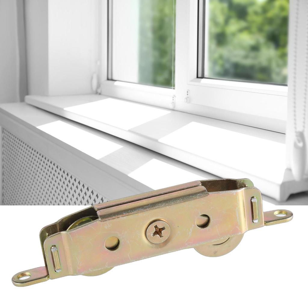 Patio Door Tandem Roller Assembly Metal Sliders Sliding Glass Door Rollers Adjustable Door Hardware for Glass Doors