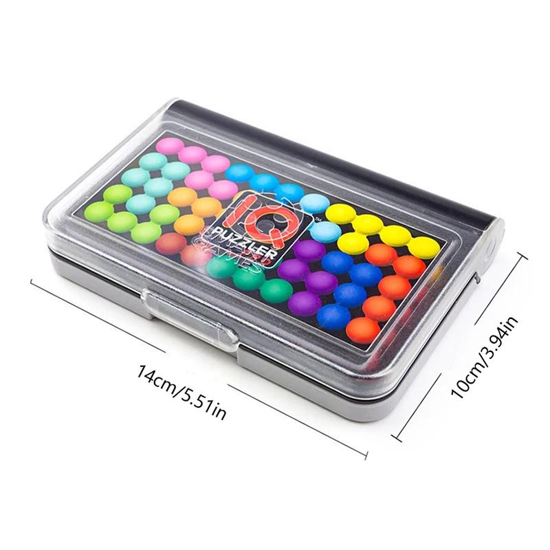 1Box Intelligence Magic Beads Travel Game for Kids and Adults a Cognitive Skill-Building Brain Game Kids Montessori Toys