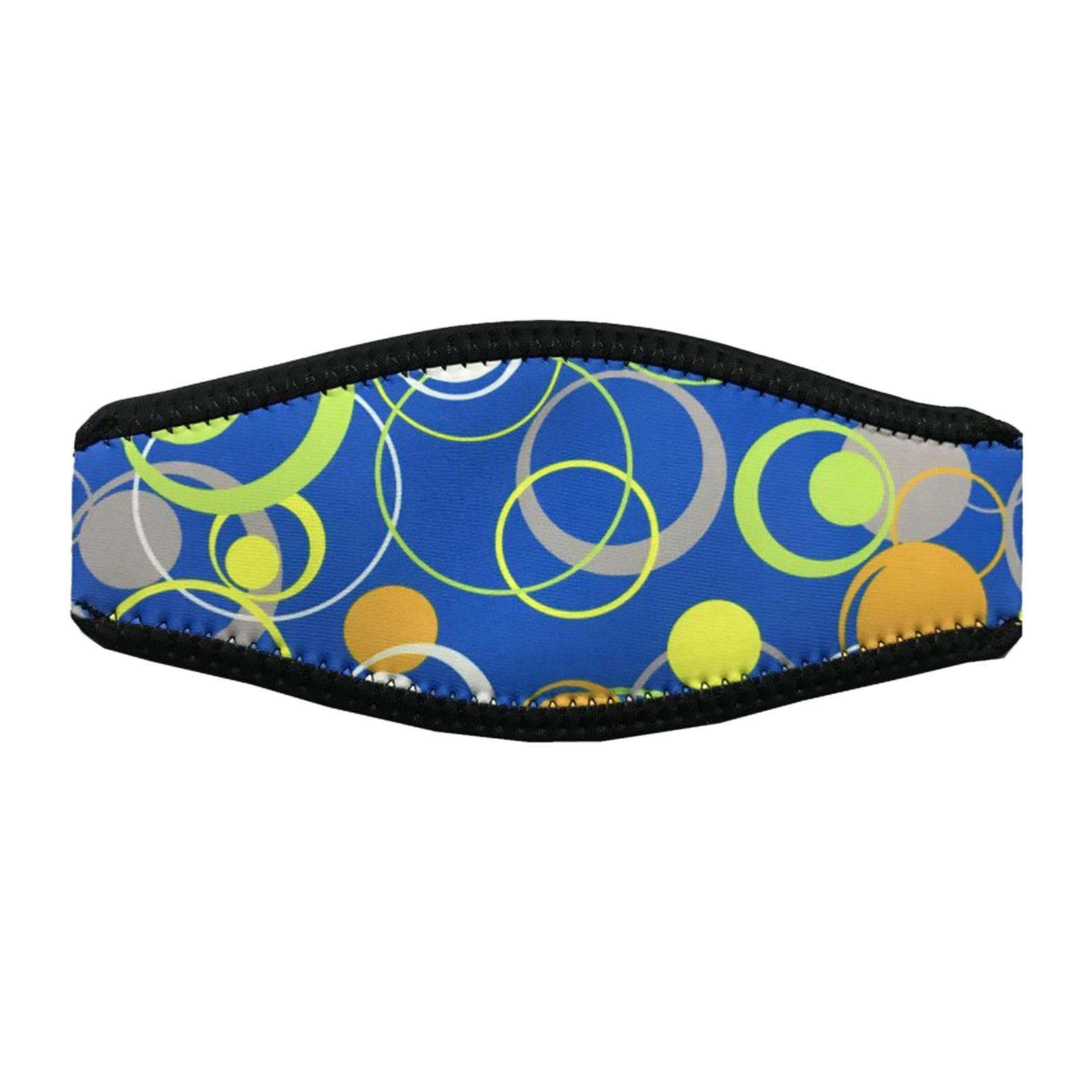 Dive Mask Strap, Cover for Diving Mask Decorative Non Slip Snorkeling Gear Diving Eyeglasses Strap Cover for Free dive Goggles