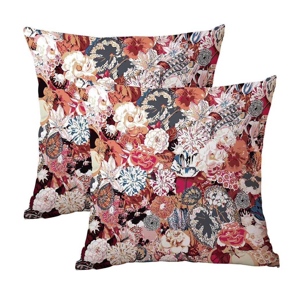 New Abstract Retro Oil Painting Style Pillowcase Double-sided Printed Home Sofa Cushion Pillowcase